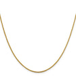 14K Yellow Gold 1.4 mm Franco Chain Necklace, Polished