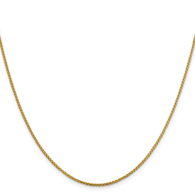 14K Yellow Gold 1.4 mm Franco Chain Necklace, Polished