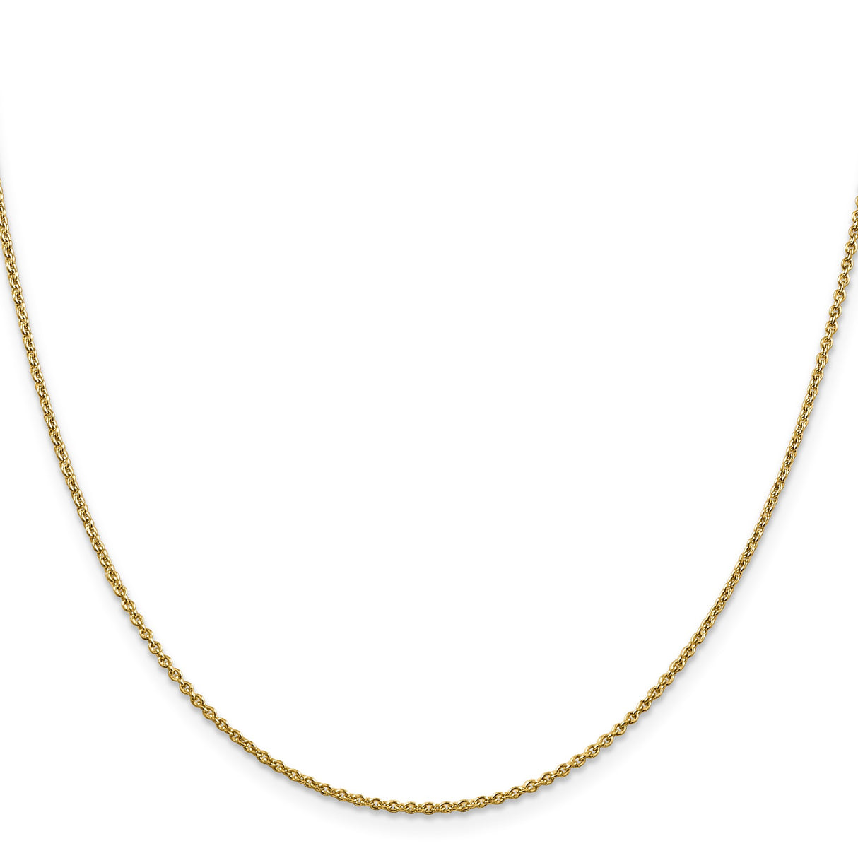 14K Yellow Gold 1.8 mm Polished Chain Necklace