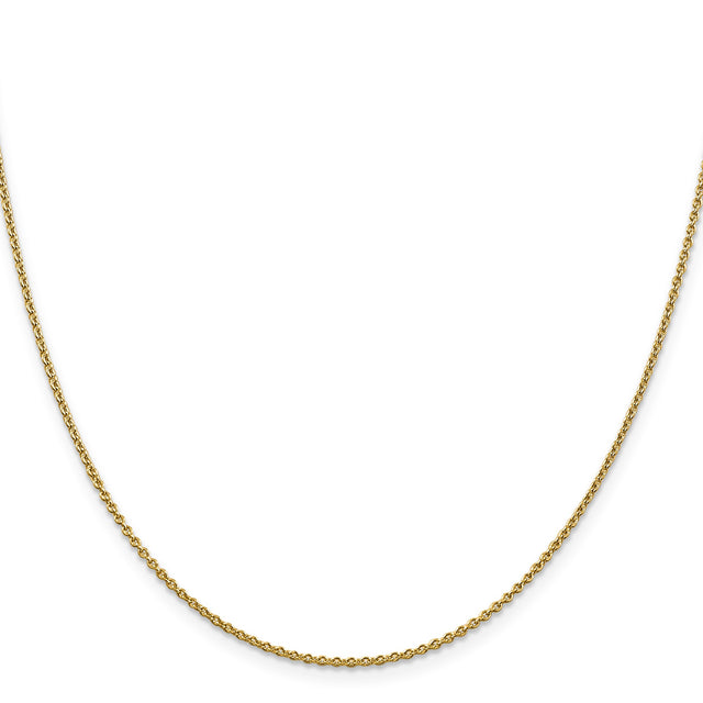 14K Yellow Gold 1.8 mm Polished Chain Necklace