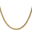 10K Yellow Gold 3.9 mm Curb Chain Necklace, Polished