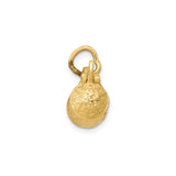 14k Yellow Gold Beer Stein Charm Pendant with Movable Lid, Vintage Bar Themed Jewelry