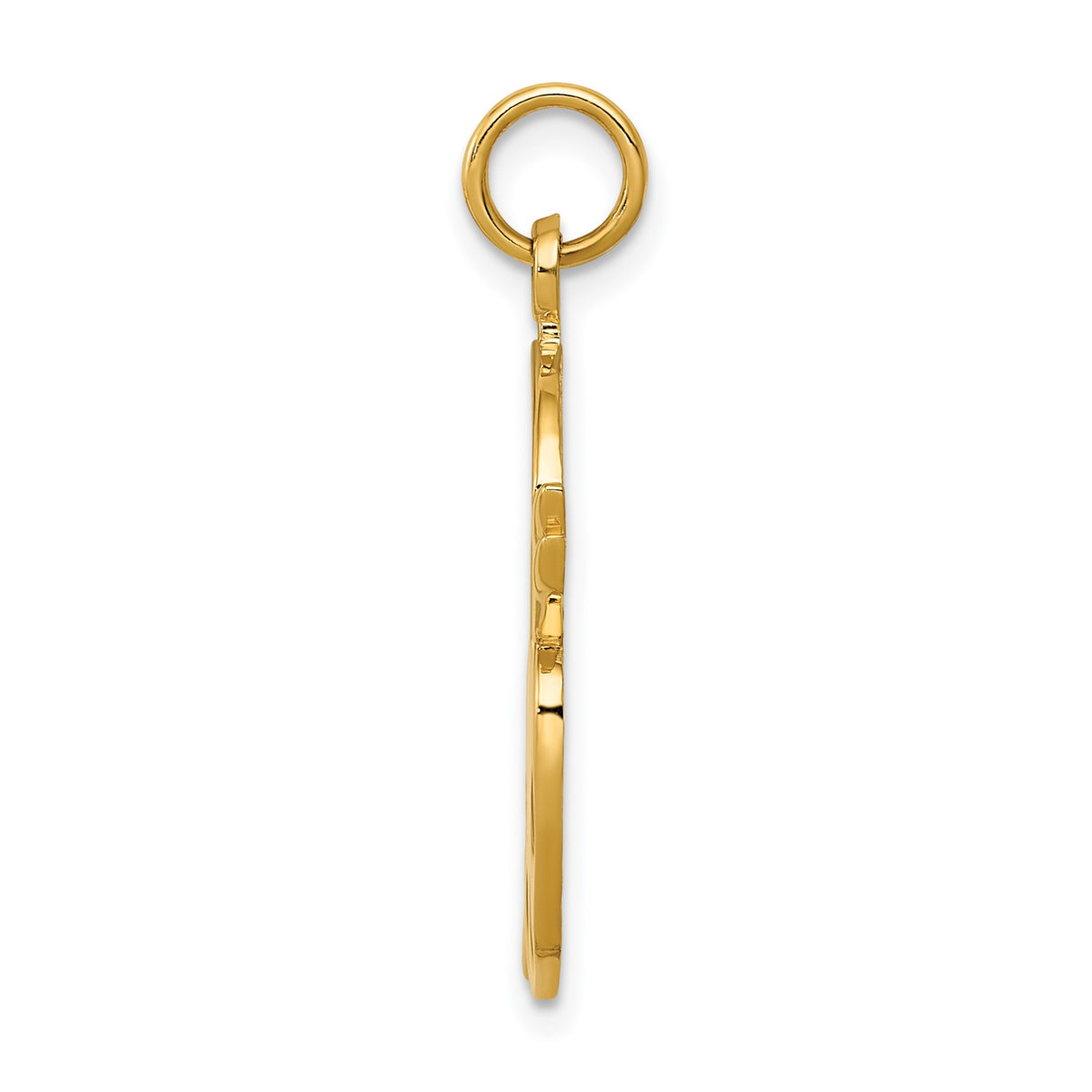 14k Yellow Gold Artist Palette Pendant with Enamel Paintbrush Design, Multicolor Art Charm