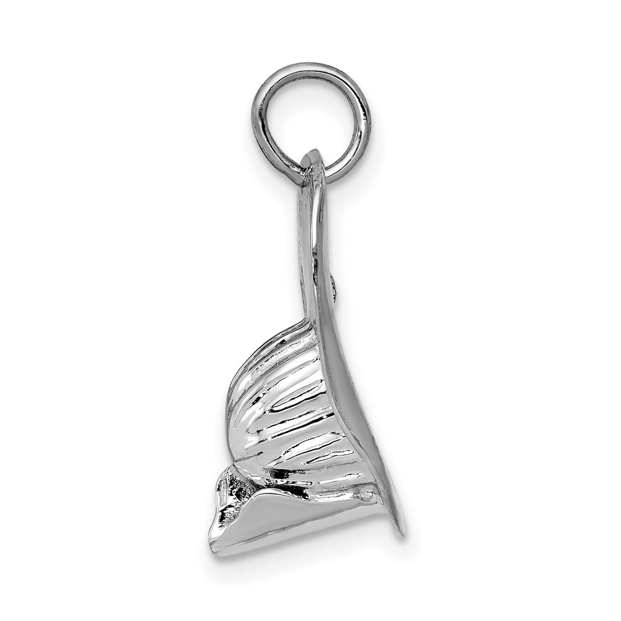 14k White Gold Boxing Glove Pendant, Symbol of Strength and Athletic Discipline for Men