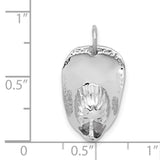 14k White Gold Boxing Glove Pendant, Symbol of Strength and Athletic Discipline for Men
