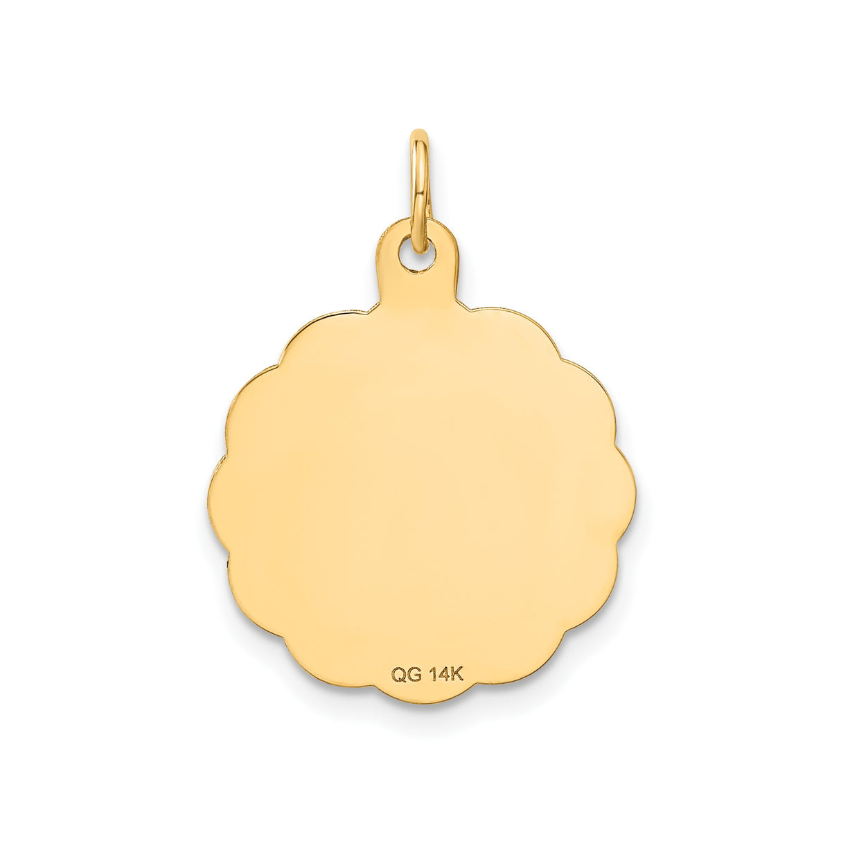 14k Yellow Gold Wrestling Pendant with Athletes in Action, Sports Charm for Men or Women