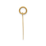 14k Yellow Gold Heart Pendant with Happy Birthday Engraving, Textured Disc Charm