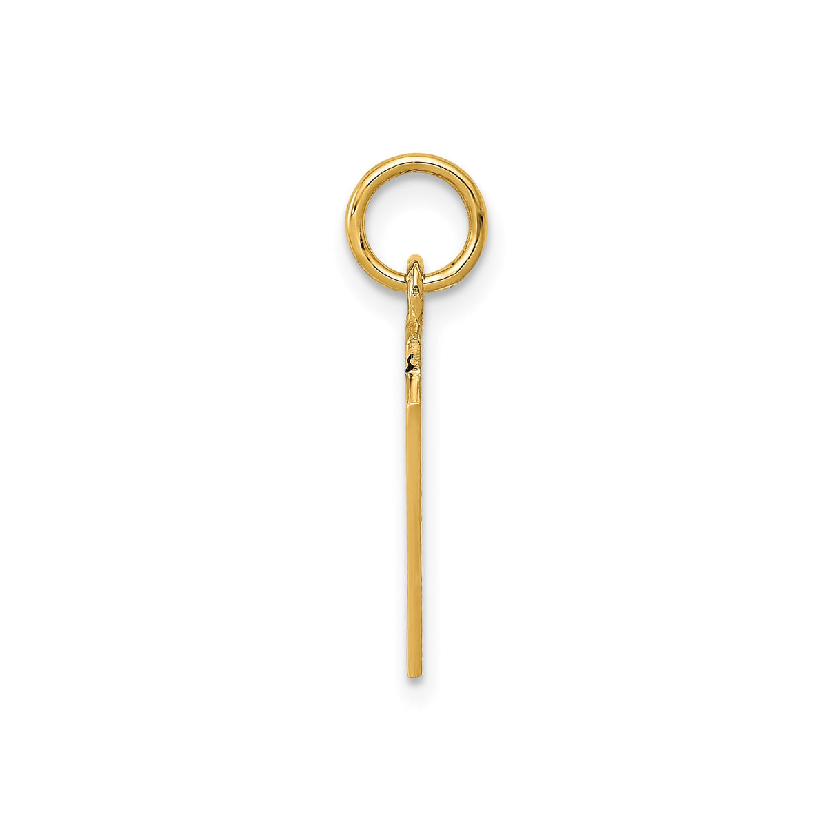14k Yellow Gold Blackjack Playing Cards Pendant with Jack and Ace of Spades, Casino Style Charm