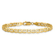 14K Yellow Gold 4.75 mm Polished Chain Bracelet