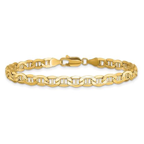 14K Yellow Gold 4.75 mm Polished Chain Bracelet