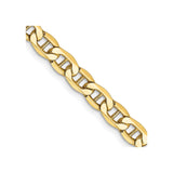 14K Yellow Gold 4.75 mm Polished Chain Necklace detail view
