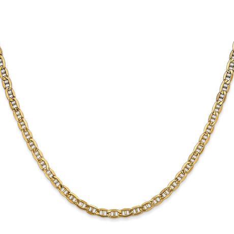 14K Yellow Gold 3.2 mm Polished Chain Necklace