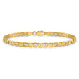 14K Yellow Gold 3.2 mm Polished Chain Anklet