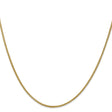 14K Yellow Gold 1.55 mm Polished Chain Necklace