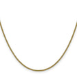 14K Yellow Gold 1.5 mm Box Chain Necklace, Polished