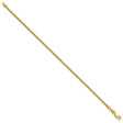 14K Yellow Gold 1.75 mm Box Chain Bracelet, Polished