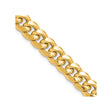 14K Yellow Gold 7.3 mm Polished Chain Anklet