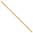 14K Yellow Gold 3.6 mm Box Chain Bracelet, Polished