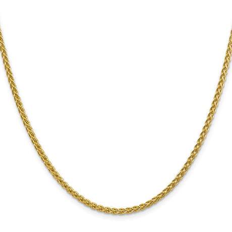 14K Yellow Gold 2.75 mm Polished Chain Necklace