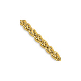 14K Yellow Gold 3.45 mm Polished Chain Necklace detail view
