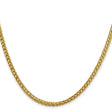 14K Yellow Gold 3.5 mm Polished Chain Necklace
