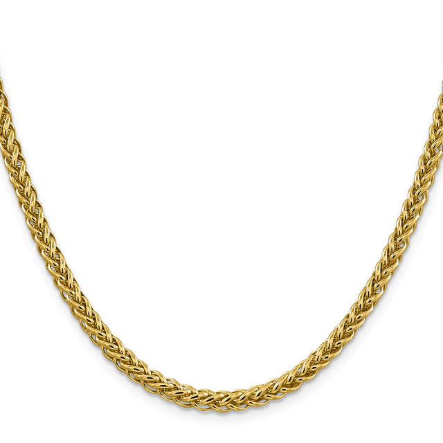 14K Yellow Gold 4.65 mm Polished Chain Necklace