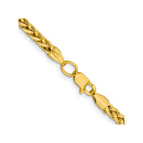 14K Yellow Gold 3.1 mm Polished Chain Necklace alternate angle