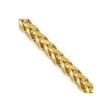 14K Yellow Gold 3.7 mm Polished Chain Necklace detail view
