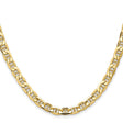 14K Yellow Gold 6.25 mm Polished Chain Necklace