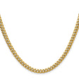 14K Yellow Gold 4.5 mm Polished Chain Necklace