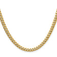 14K Yellow Gold 5.25 mm Polished Chain Necklace