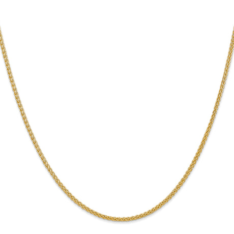 14K Yellow Gold 2 mm Polished Chain Necklace