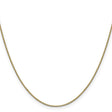 14K Yellow Gold 0.9 mm Box Chain Necklace, Polished
