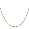 14K Yellow Gold 1.3 mm Box Chain Necklace, Polished