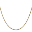 14K Yellow Gold 1.5 mm Box Chain Necklace, Polished
