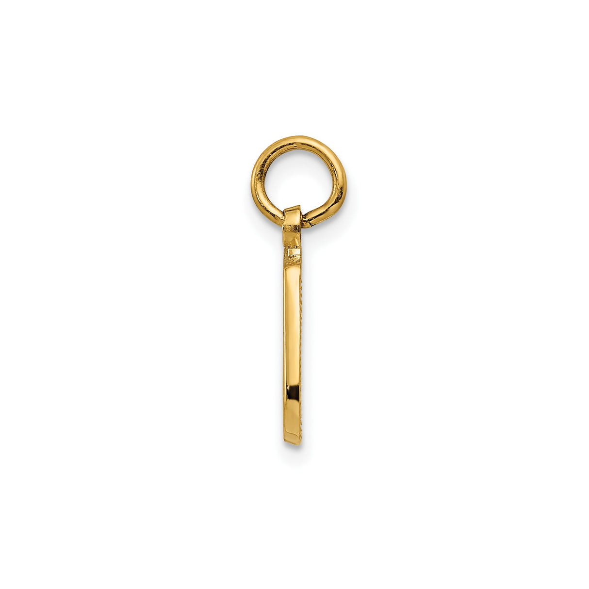 14k Yellow Gold Double Eighth Note Pendant, Musical Symbol Charm for Musicians or Unisex