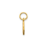 14k Yellow Gold Praying Hands Pendant, Religious Christian Charm for Women or Unisex Wear
