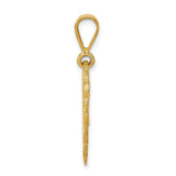 14k Yellow Gold Heart Pendant with Sweet 16 Engraving and Filigree Border Design
