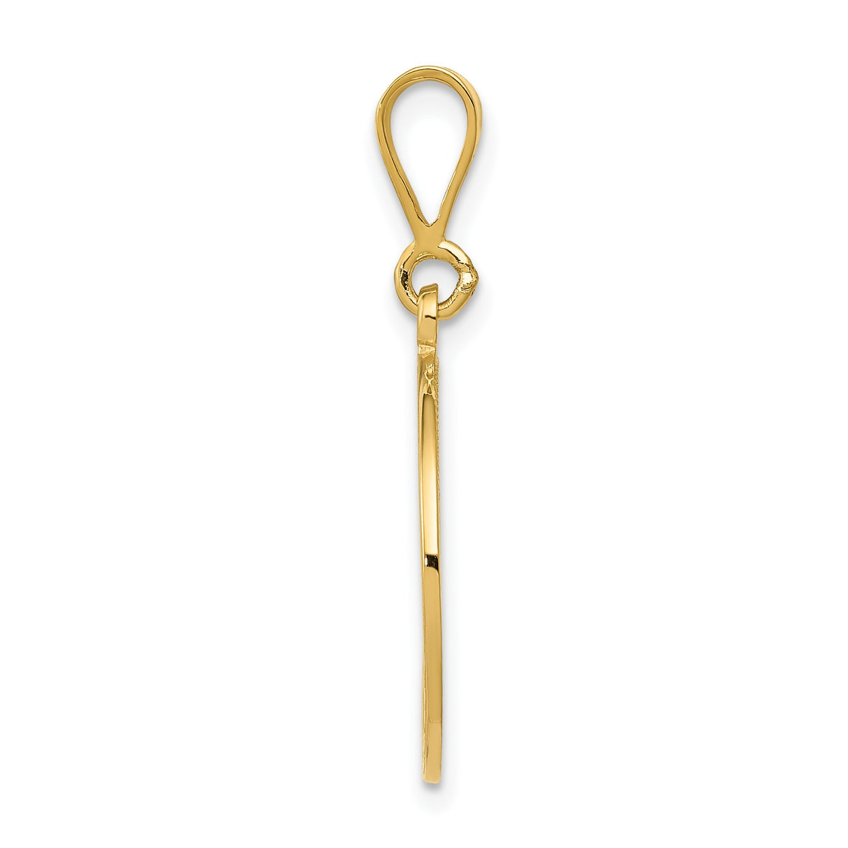 14k Yellow Gold Masonic Pendant with Square and Compass G Symbol, Freemason Charm for Men