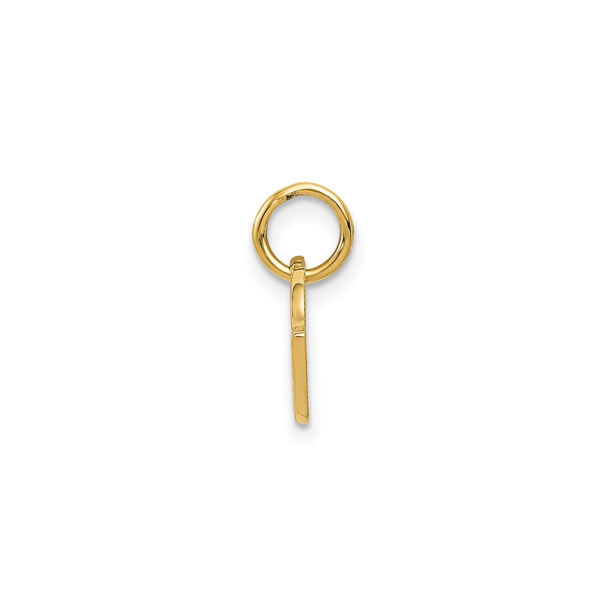 14k Yellow Gold Racing Flags Pendant with Crossed Checkered Flag Design for Motorsport Fans