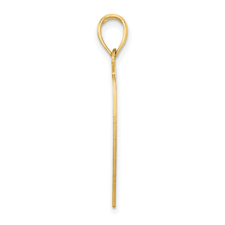 14k Yellow Gold EMT Pendant with Star of Life and Rod of Asclepius Symbol