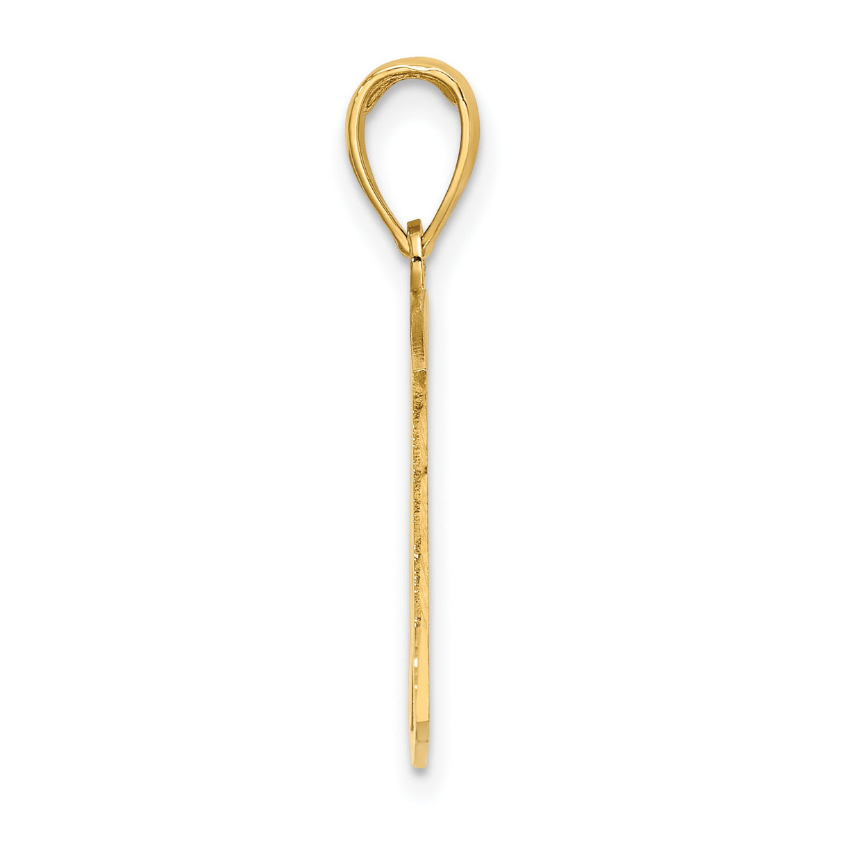 14k Yellow Gold Paramedic Pendant with Star of Life and Rod of Asclepius Symbol, Unisex