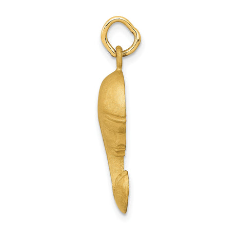 14k Yellow Gold Pendant Featuring Virgin Mary Holding Baby Jesus, Catholic Religious Jewelry