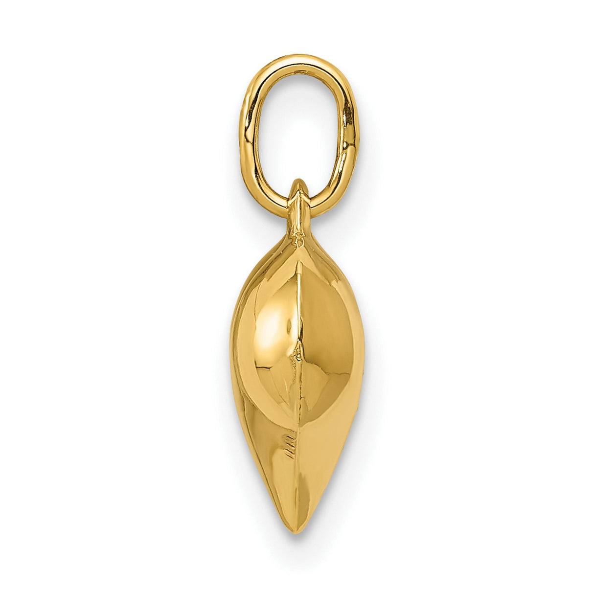 14k Yellow Gold Heart Pendant with Starburst Engraving, Romantic Fine Jewelry Charm