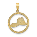 #1 SON Charm Pendant in Real 14k Yellow Gold