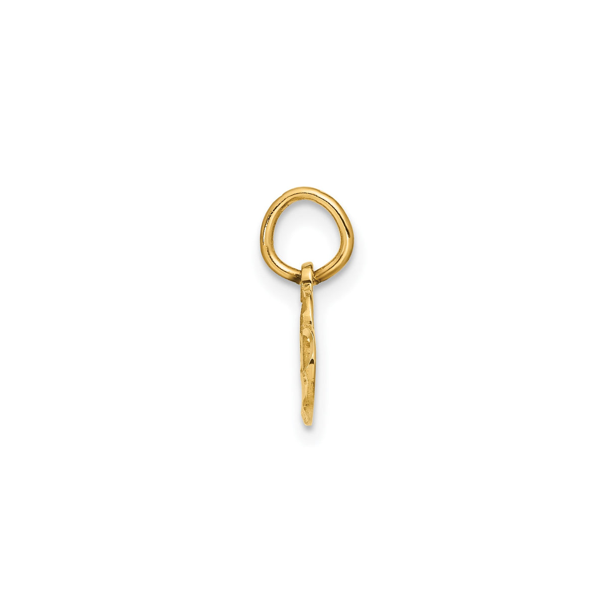 14k Yellow Gold Double Open Heart Pendant with Textured Inner Hearts, Romantic Jewelry for Women
