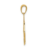 14k Yellow Gold Firefighter Cross Pendant with Maltese Symbol and Tools for Men and Unisex