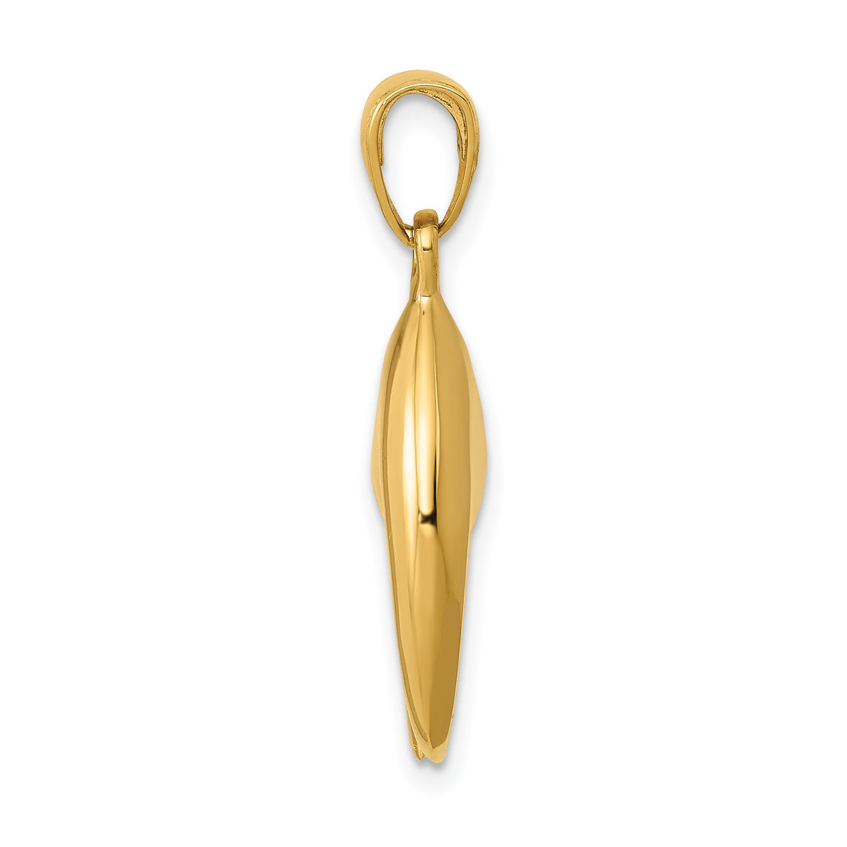 14k Yellow Gold Lobster Claw Pendant, Realistic Marine Charm, Nautical Sea Life Jewelry
