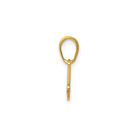 14k Yellow Gold Butterfly Pendant with Openwork Design, Nature-Inspired Jewelry for Women