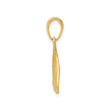 14k Yellow Gold Eagle Head Pendant, Patriotic and Bold American Heritage Design for Men or Unisex Wear